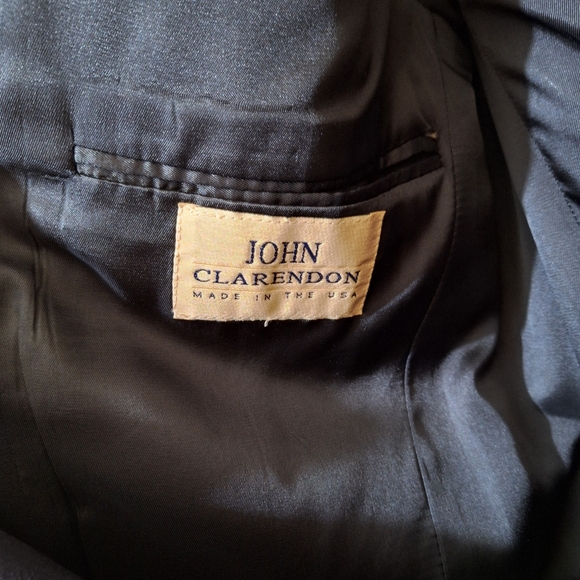 Vintage John Clarendon Wool Suit Jacket Blazer - Picture 5 of 6